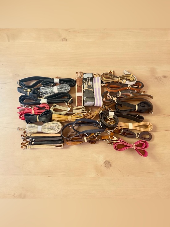 Handbags - Adjustable Leather & Fabric Replacement Bag Straps – Various Colors and Lengths
